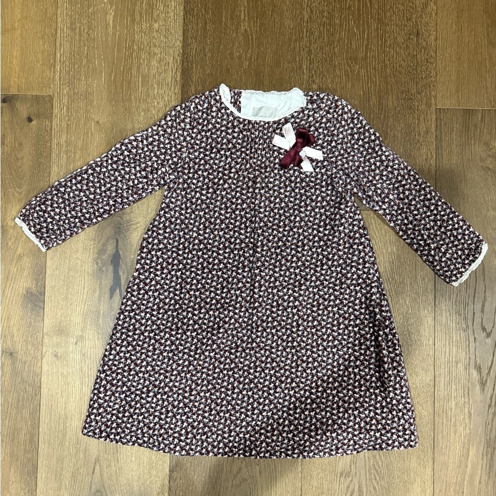 Nanos Charming Kids Formal Dress with Bow Detail